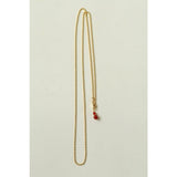 Gourd Pendant Necklace with Tiger’s Eye or Red Agate Adjustable - floysun