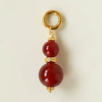 Gourd Pendant Necklace with Tiger’s Eye or Red Agate Adjustable - floysun