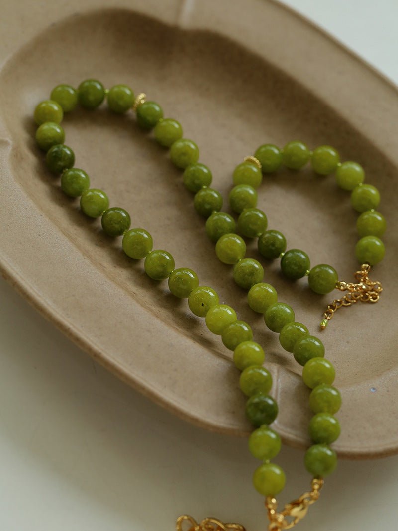 Green Grape Stone Beaded Bracelet - floysun