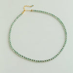 Green Strawberry Quartz Beaded Necklace - floysun