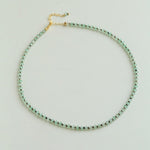 Green Strawberry Quartz Beaded Necklace - floysun