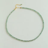 Green Strawberry Quartz Beaded Necklace - floysun