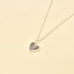 Grey Mother of Pearl Heart Necklace - floysun