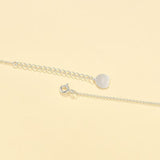 Grey Mother of Pearl Heart Necklace - floysun