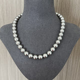 Grey Pearl Ingot Clasp Necklace - floysun