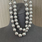 Grey Pearl Ingot Clasp Necklace - floysun