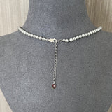 Grey Pearl Ingot Clasp Necklace - floysun