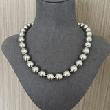 Grey Pearl Ingot Clasp Necklace - floysun