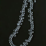 Hand-Knotted Teardrop Glass Bead Choker Necklace - floysun