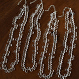 Hand-Knotted Teardrop Glass Bead Choker Necklace - floysun