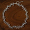 Hand-Knotted Teardrop Glass Bead Choker Necklace - floysun
