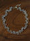 Hand-Knotted Teardrop Glass Bead Choker Necklace - floysun