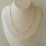 Handcrafted Chain Pearl Necklace Type H