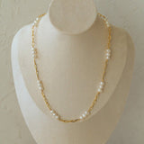 Handcrafted Chain Pearl Necklace Type I