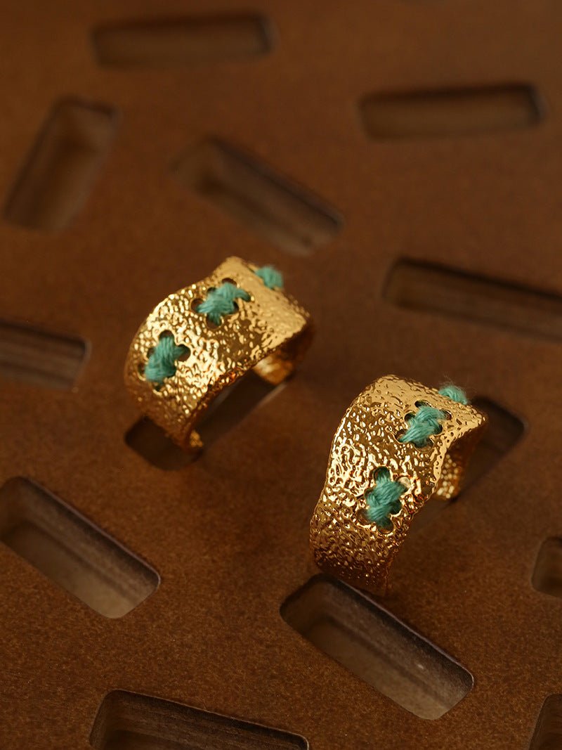 Handcrafted Color - Thread Open C - Ring - floysun