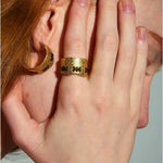 Handcrafted Color - Thread Open C - Ring - floysun