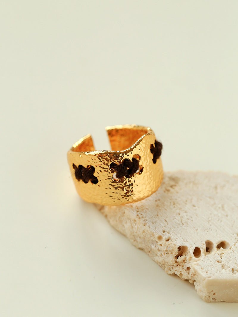 Handcrafted Color - Thread Open C - Ring - floysun