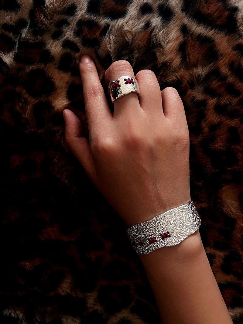 Handcrafted Color - Thread Open C - Ring - floysun