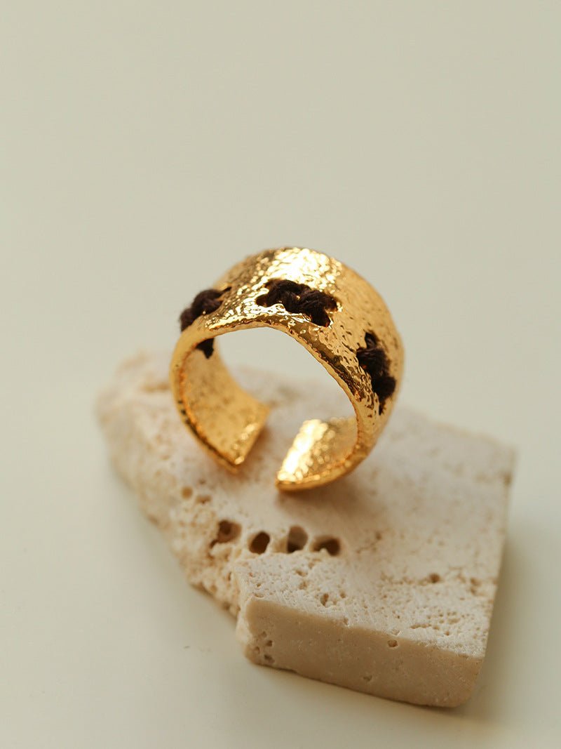 Handcrafted Color - Thread Open C - Ring - floysun