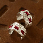 Handcrafted Color - Thread Open C - Ring - floysun