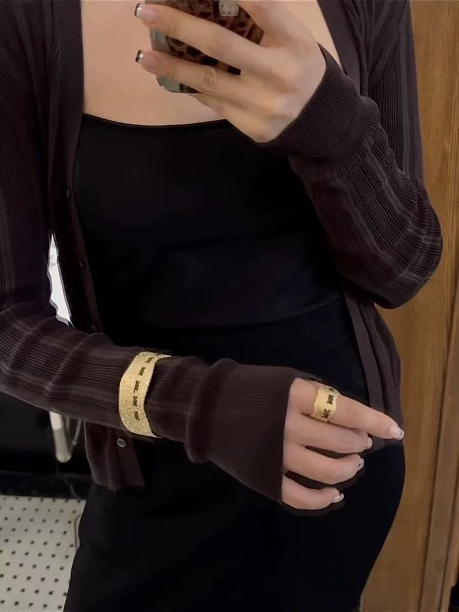 Handcrafted Color - Thread Open C - Ring - floysun