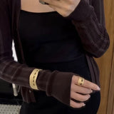 Handcrafted Color - Thread Open C - Ring - floysun