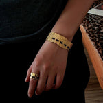 Handcrafted Color - Thread Open C - Ring - floysun