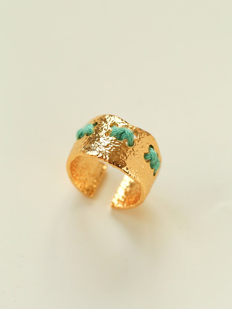 Handcrafted Color - Thread Open C - Ring - floysun