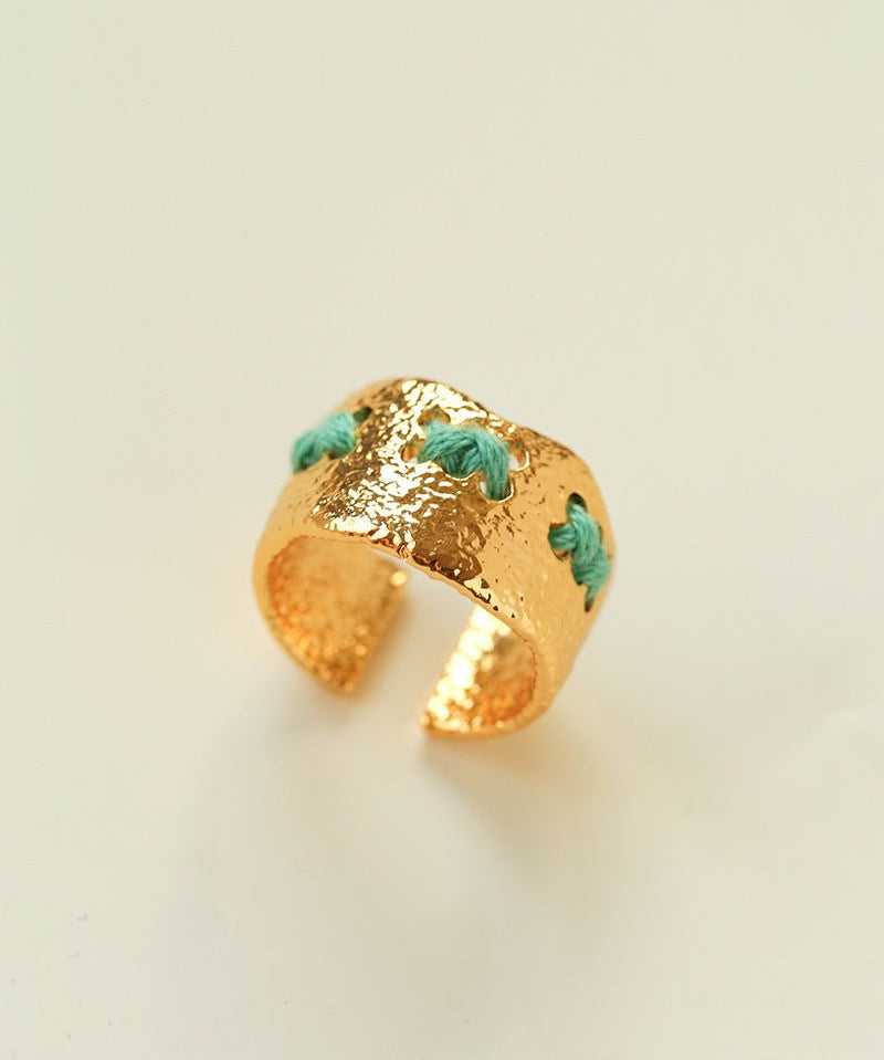 Handcrafted Color - Thread Open C - Ring - floysun