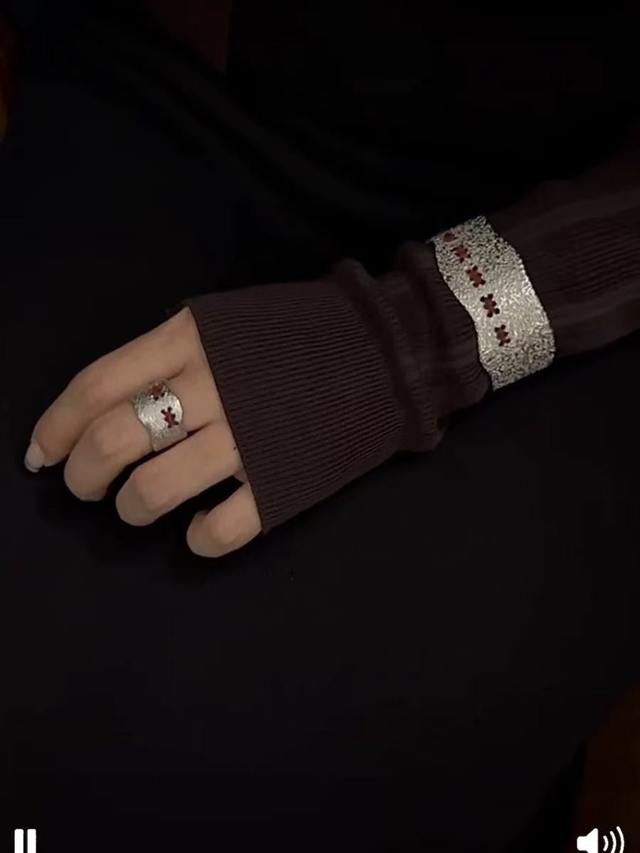 Handcrafted Color - Thread Open C - Ring - floysun