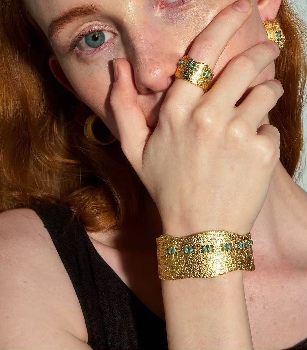 Handcrafted Color - Thread Open C - Ring - floysun