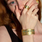 Handcrafted Color - Thread Open C - Ring - floysun