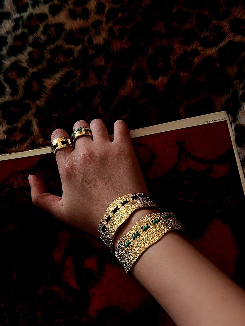 Handcrafted Color - Thread Open C - Ring - floysun