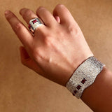 Handcrafted Color - Thread Open C - Ring - floysun