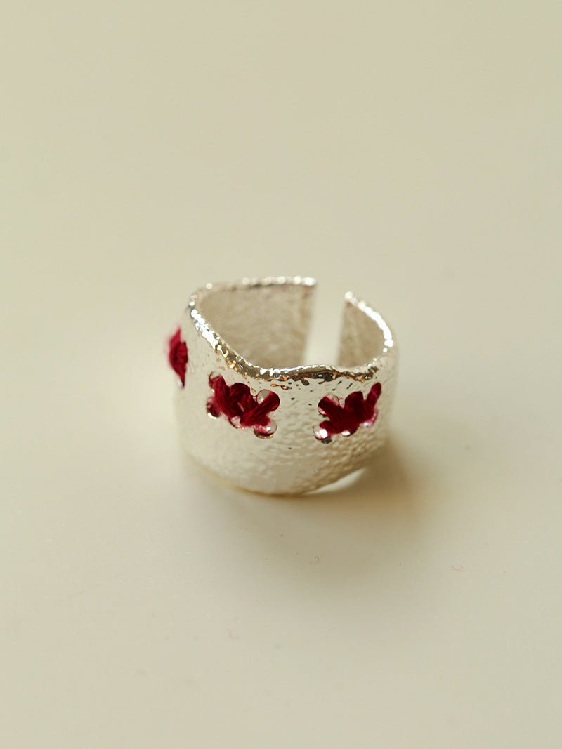 Handcrafted Color - Thread Open C - Ring - floysun