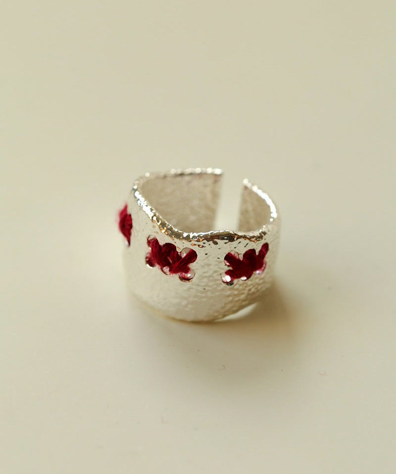 Handcrafted Color - Thread Open C - Ring - floysun