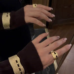 Handcrafted Color - Thread Open C - Ring - floysun