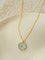 Handcrafted Glass Flower Pendant Necklace - 18K Gold Plated Vintage Floral Choker - floysun