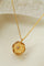 Handcrafted Glass Flower Pendant Necklace - 18K Gold Plated Vintage Floral Choker - floysun