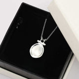 Handcrafted Hammered Round Medallion Necklace - Minimalist 925 Sterling Silver Coin Pendant - floysun
