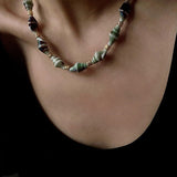 Handmade Ceramic Conch Freshwater Pearl Necklace - floysun