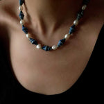 Handmade Ceramic Conch Freshwater Pearl Necklace - floysun