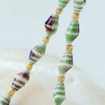 Handmade Ceramic Conch Freshwater Pearl Necklace - floysun