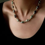Handmade Ceramic Conch Freshwater Pearl Necklace - floysun