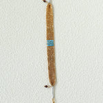 Handmade Mesh Chain Bracelet with Natural Pearl & Blue Natural Stone - floysun