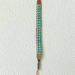 Handmade Multi Natural Gemstone Beaded Woven Bracelet - floysun