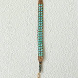 Handmade Multi Natural Gemstone Beaded Woven Bracelet - floysun