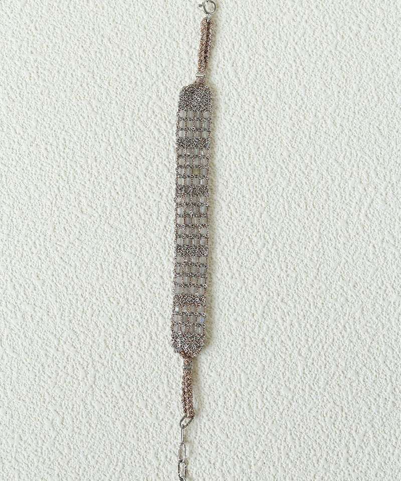 Handmade Multi Natural Gemstone Beaded Woven Bracelet - floysun