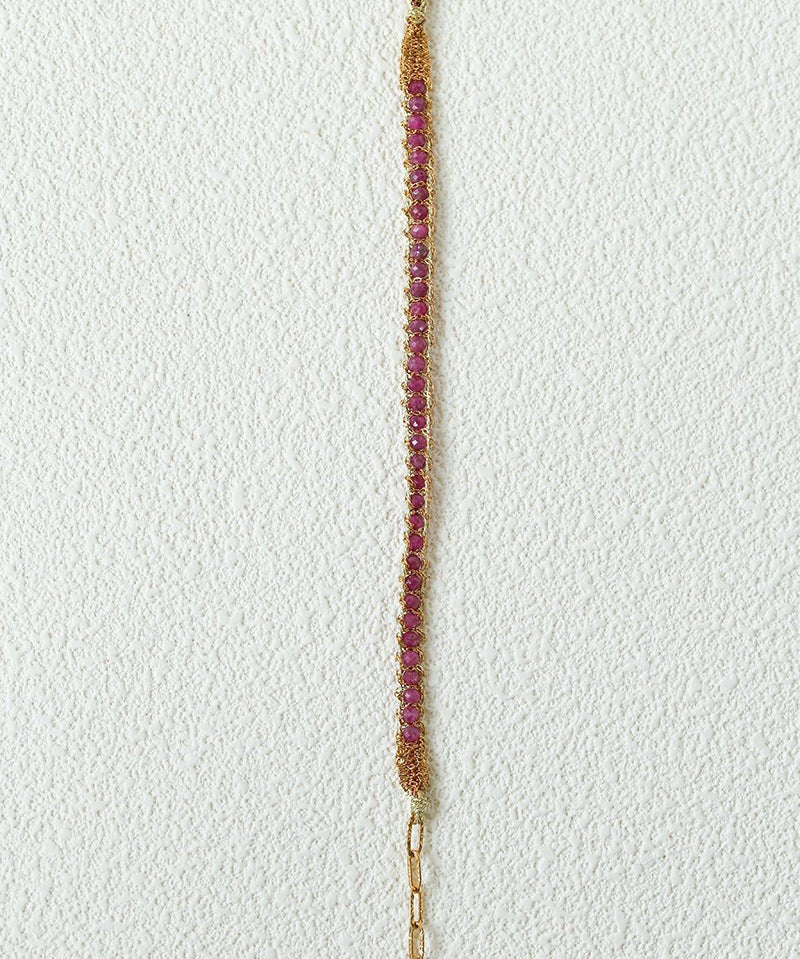 Handmade Multi Natural Gemstone Beaded Woven Bracelet - floysun