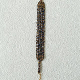 Handmade Multi Natural Gemstone Beaded Woven Bracelet - floysun